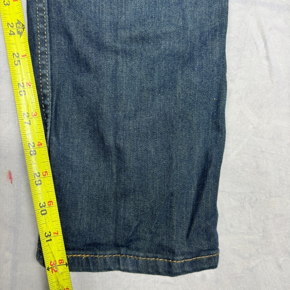 Levi's 511 Mens Straight Leg Jeans Blue‎ Denim Dark Wash 5-Pocket W32 L32 - Picture 15 of 16